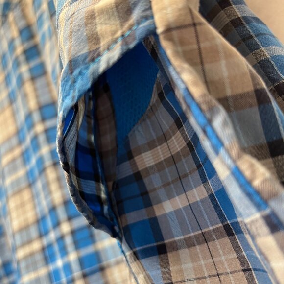 Columbia Omni-Shade Sun Protection Button Up Shirt Men's Large - Picture 11 of 15